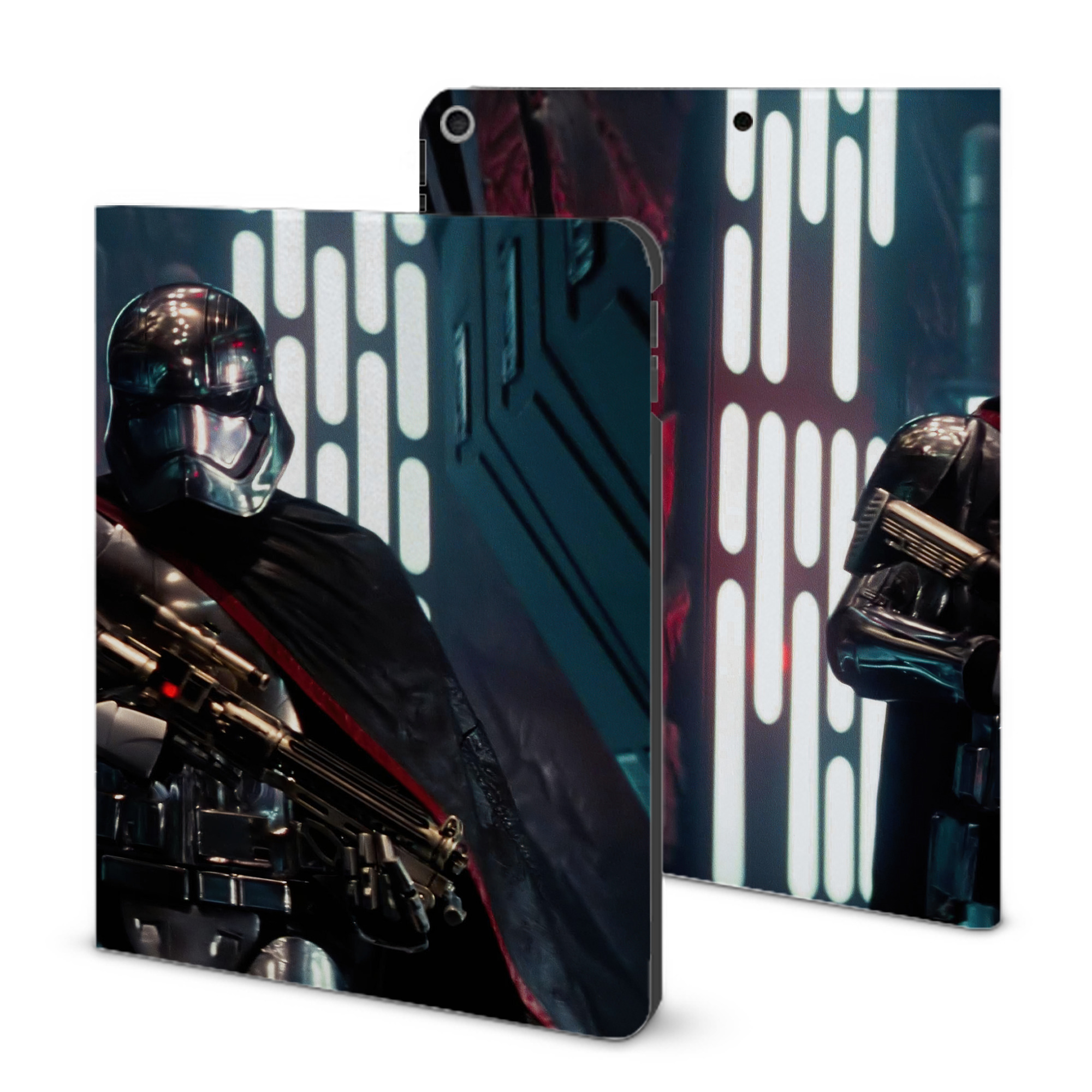 （画像用） スター・ウォーズ Star Wars IPad ケース ブック型 PUレザー TPU 耐衝撃 軽量 薄型 ペン収納なし 全面保護 IPad 各モデル対応